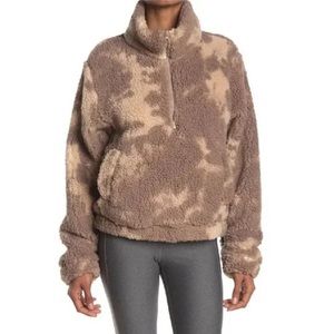 Sage Collective Jet Setter Two-Tone Faux Shearling Jacket